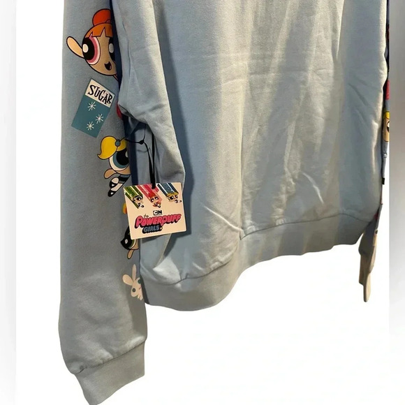 The Powerpuff Girls Half-Zipper Girls Sweatshirt - Picture 4 of 5